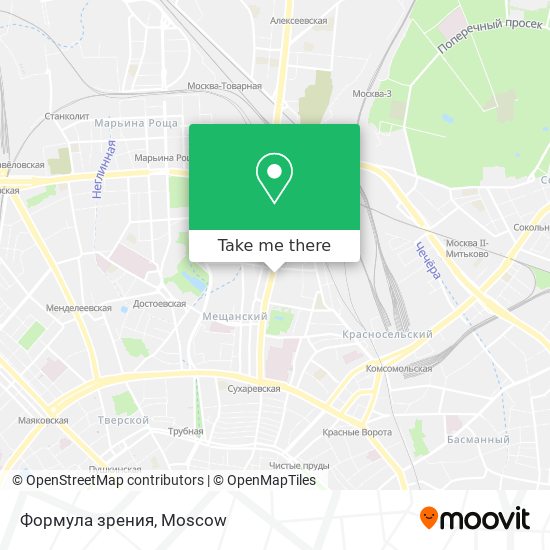 Формула зрения map