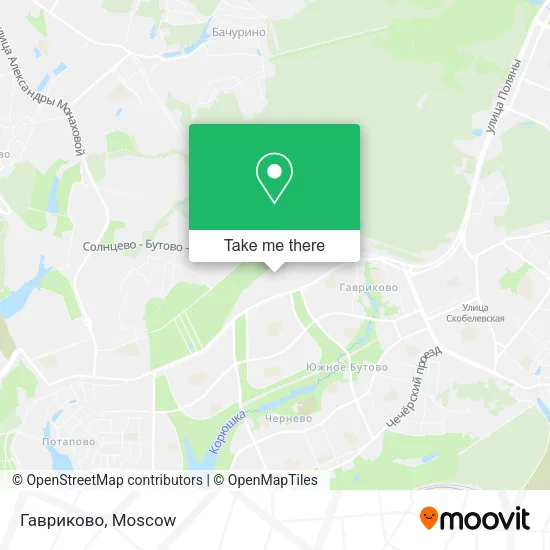 Гавриково map