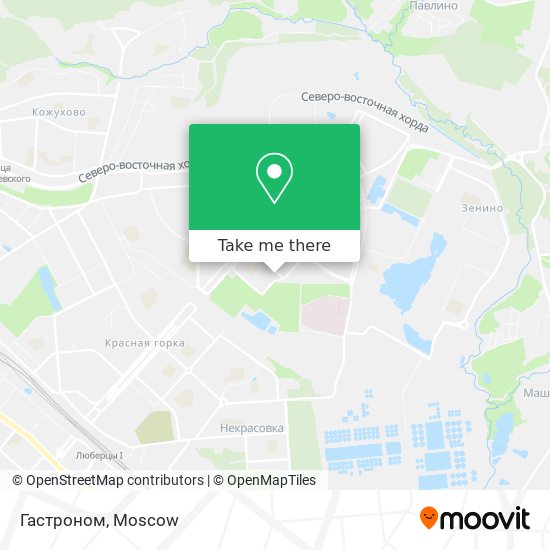 Гастроном map