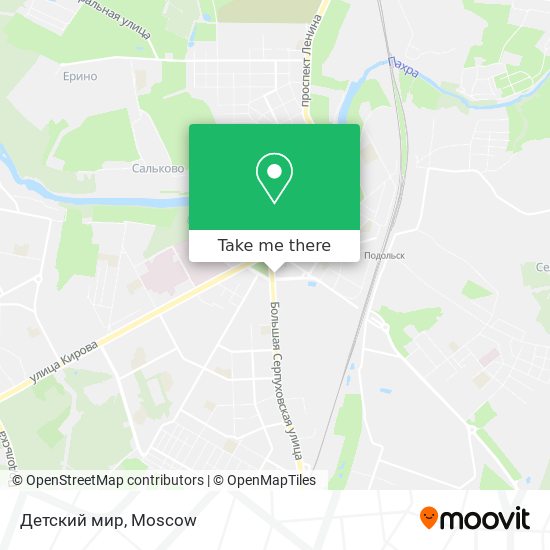 Детский мир map
