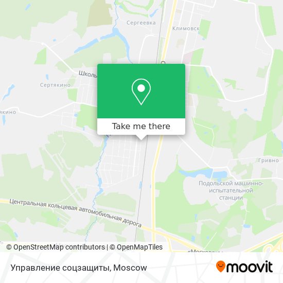Управление соцзащиты map
