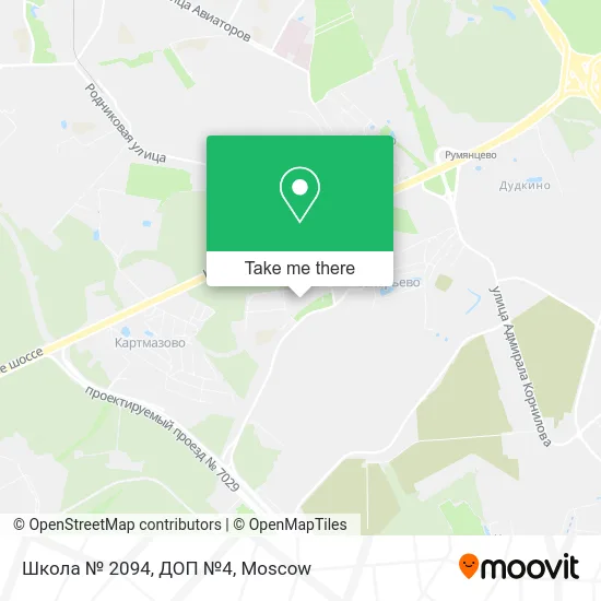 Школа № 2094, ДОП №4 map