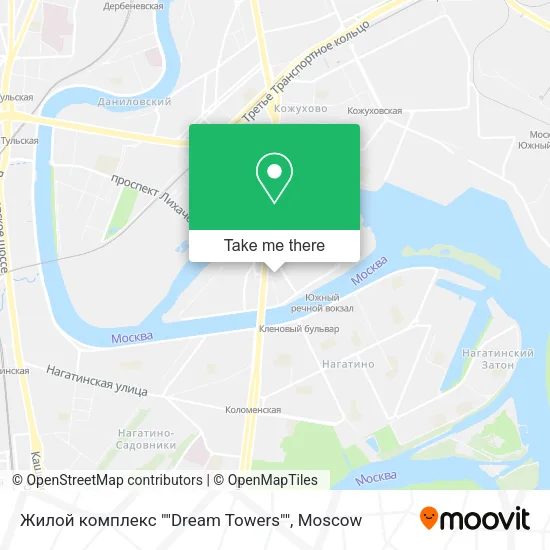 Жилой комплекс ""Dream Towers"" map