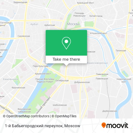 1-й Бабьегородский переулок map