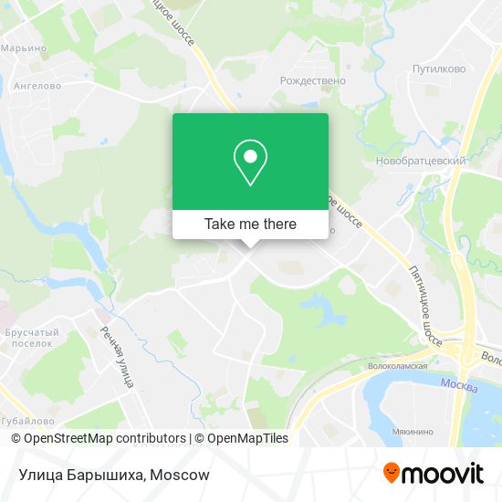 Улица Барышиха map