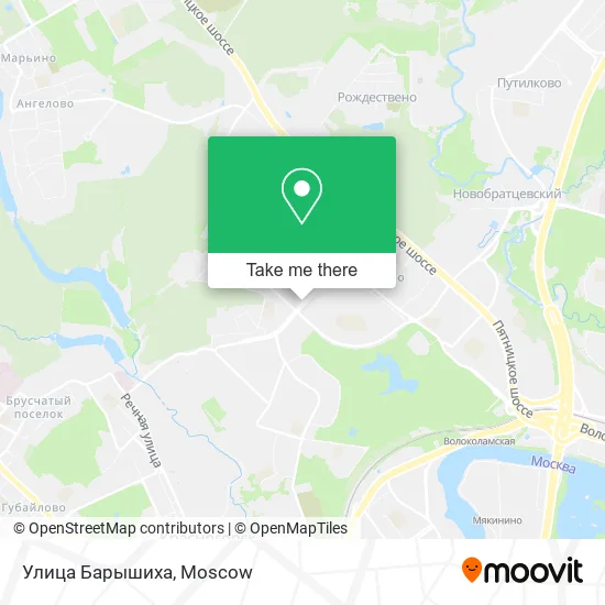 Улица Барышиха map