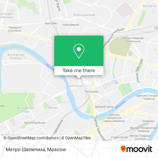 Метро Шелепиха map