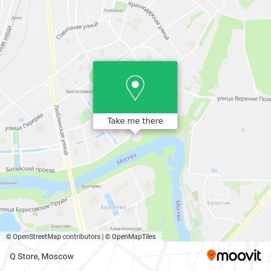 Q Store map
