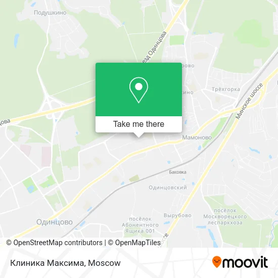 Клиника Максима map