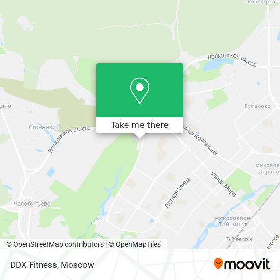 DDX Fitness map