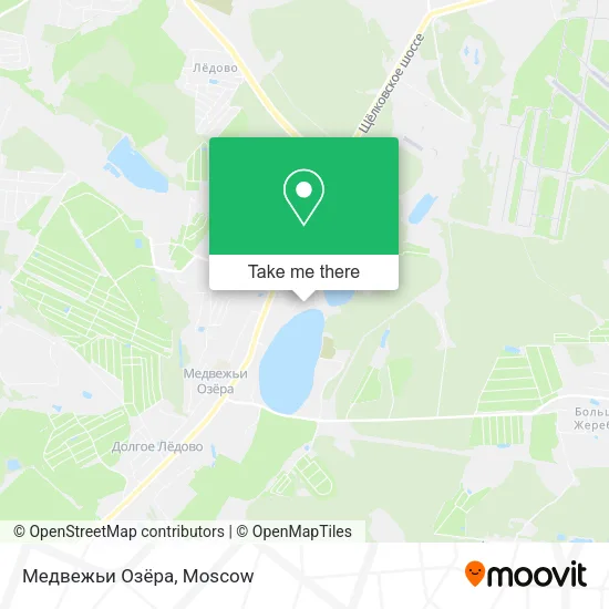 Медвежьи Озёра map