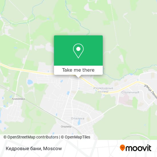 Кедровые бани map