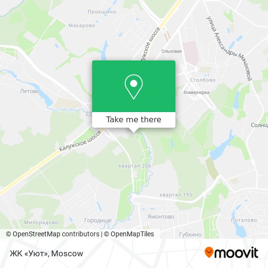 ЖК «Уют» map