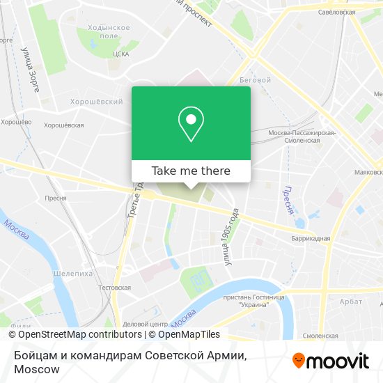 Бойцам и командирам Советской Армии map