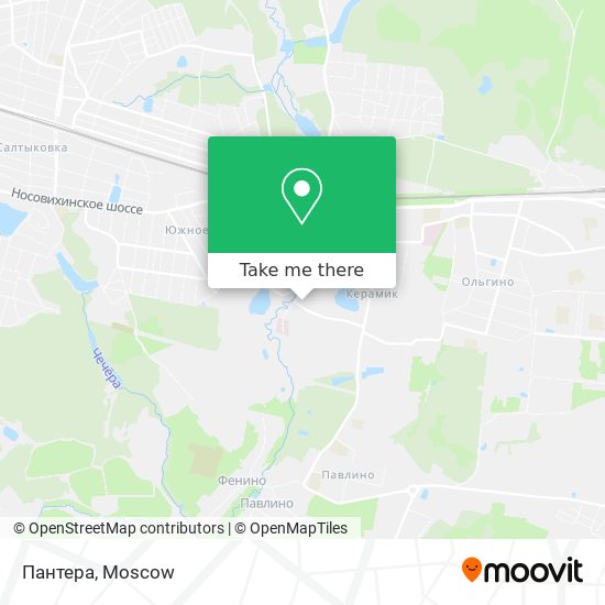 Пантера map