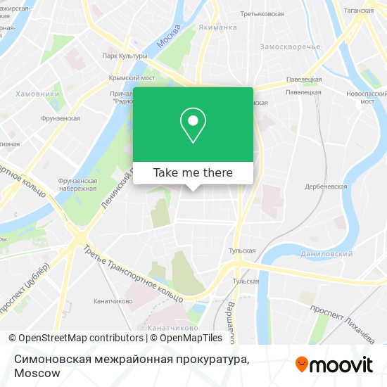 Симоновская межрайонная прокуратура map