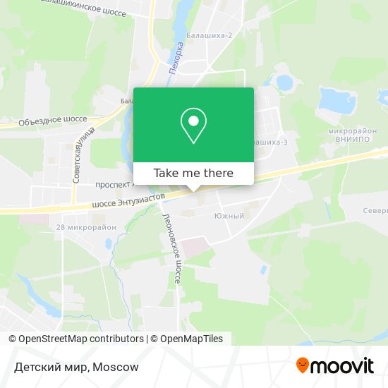 Детский мир map