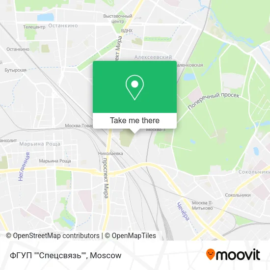ФГУП ""Спецсвязь"" map