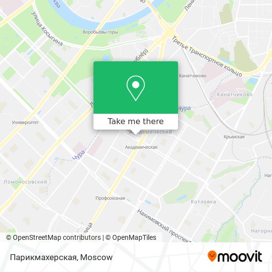 Парикмахерская map