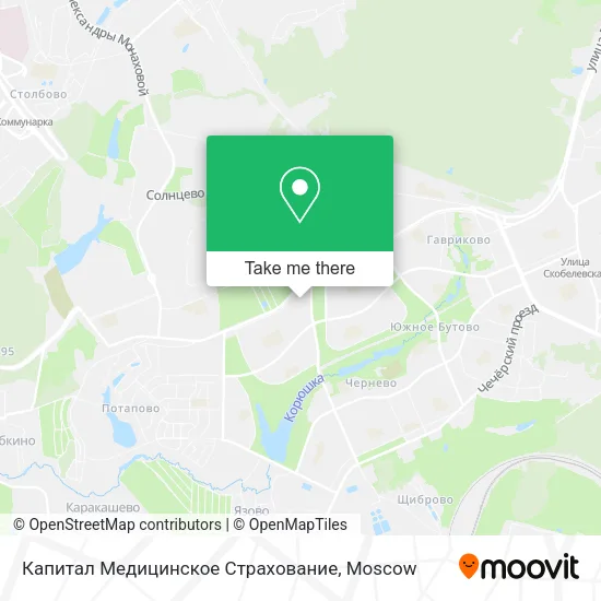 Капитал Медицинское Страхование map
