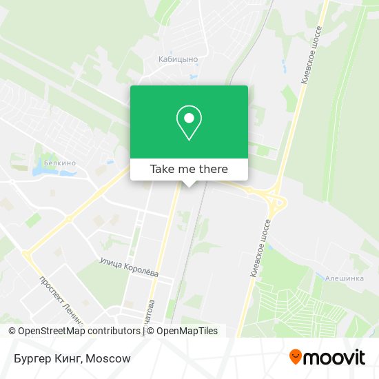 Бургер Кинг map