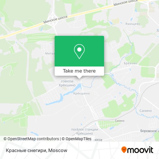 Красные снегири map