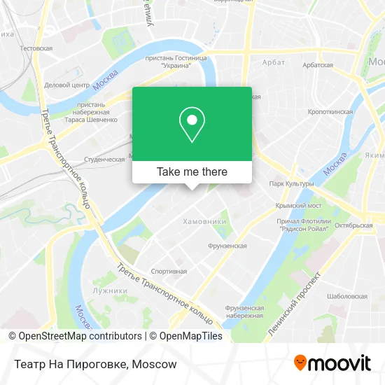 Театр На Пироговке map