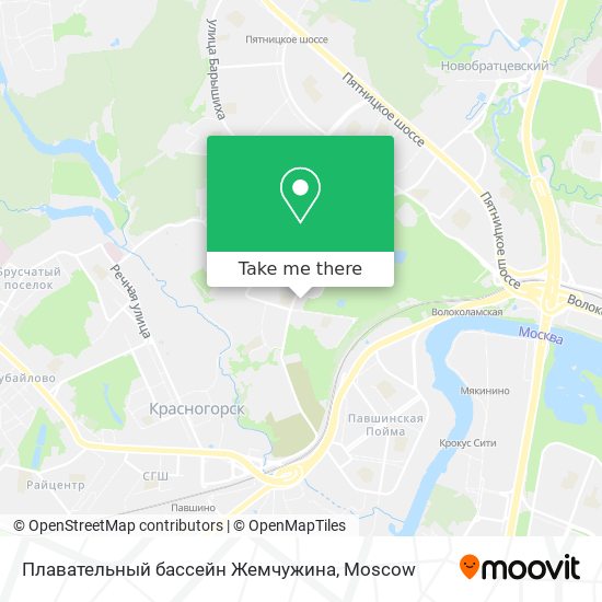 Плавательный бассейн Жемчужина map