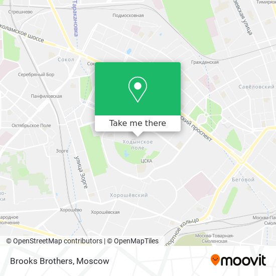 Brooks Brothers map