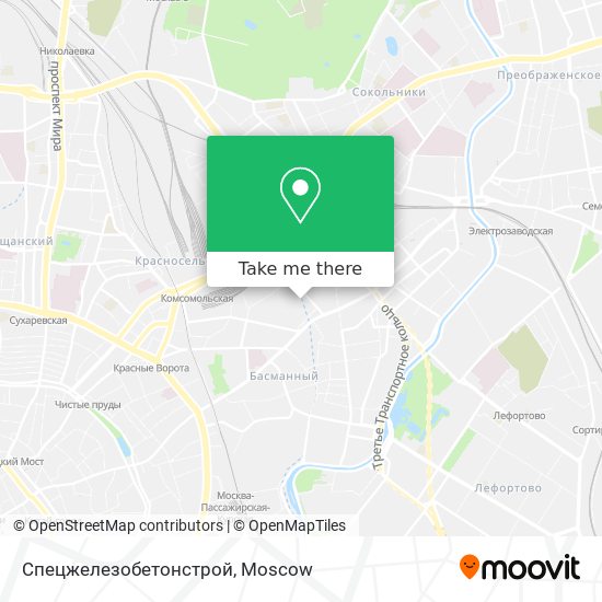 Спецжелезобетонстрой map