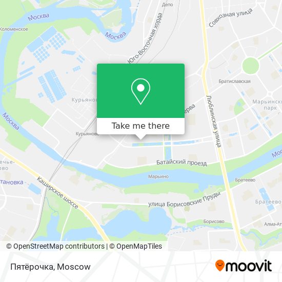 Пятёрочка map