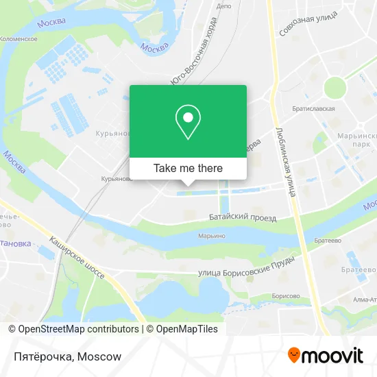 Пятёрочка map