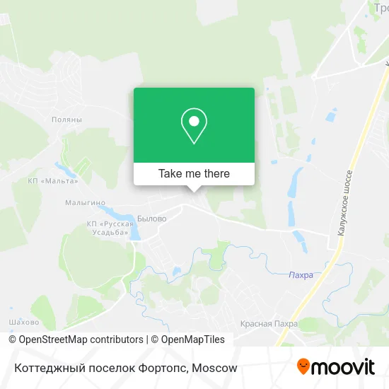 Коттеджный поселок Фортопс map