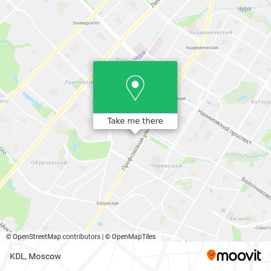 KDL map