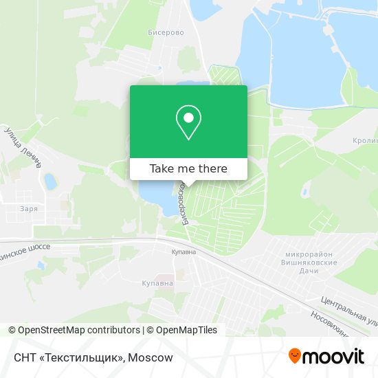 СНТ «Текстильщик» map
