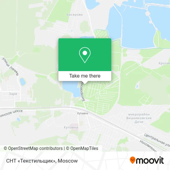 СНТ «Текстильщик» map