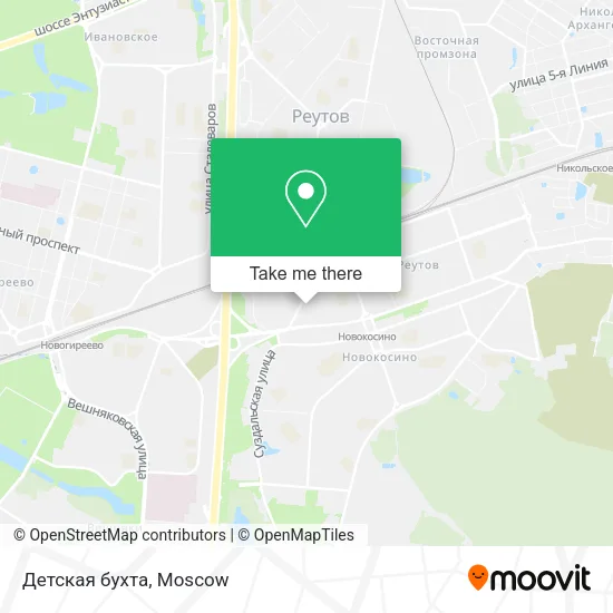 Детская бухта map