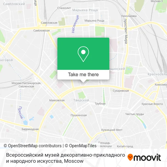 Всероссийский музей декоративно-прикладного и народного искусства map