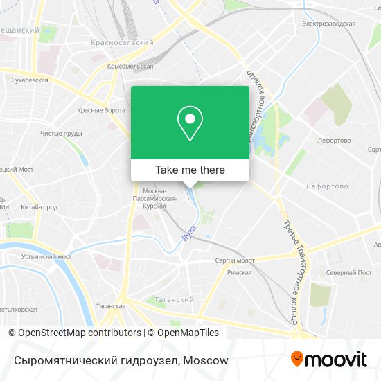 Сыромятнический гидроузел map