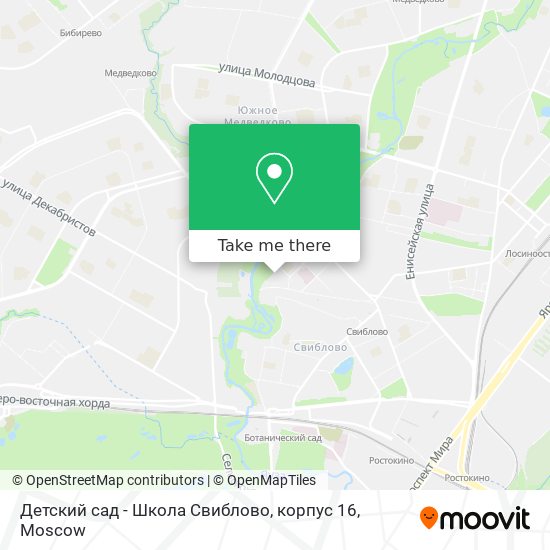 Детский сад - Школа Свиблово, корпус 16 map