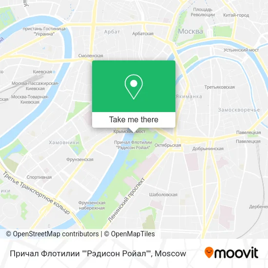 Причал Флотилии ""Рэдисон Ройал"" map