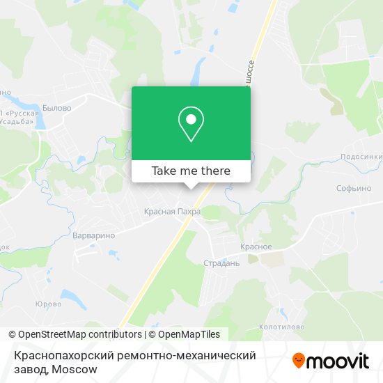 Краснопахорский ремонтно-механический завод map