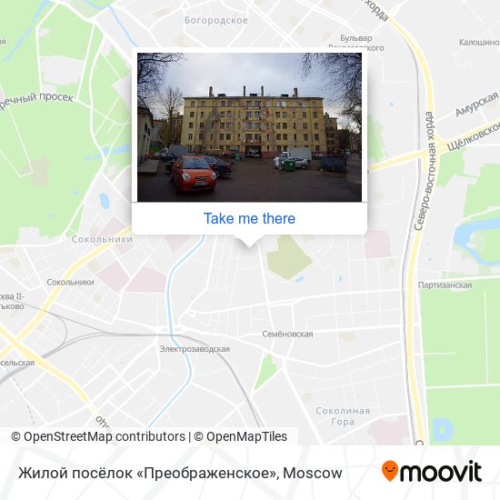 Жилой посёлок «Преображенское» map