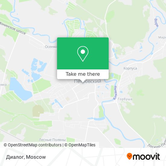 Диалог map