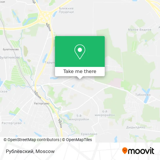 Рублёвский map