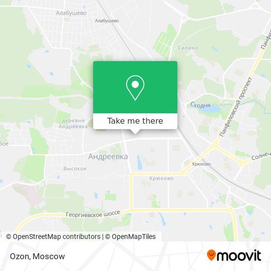 Ozon map