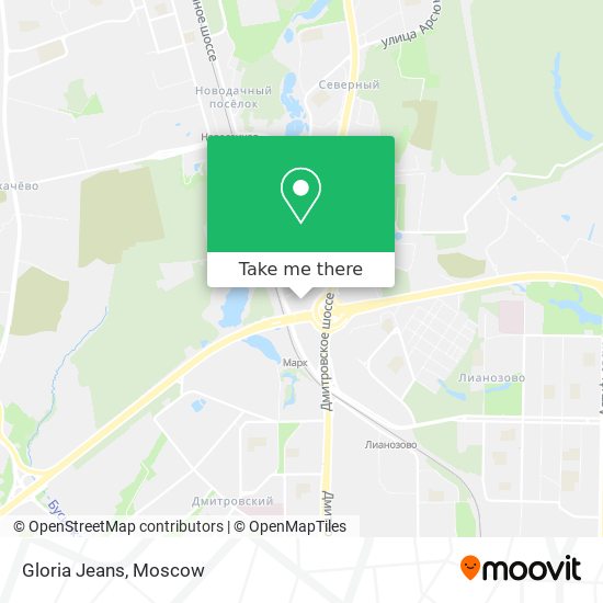 Gloria Jeans map