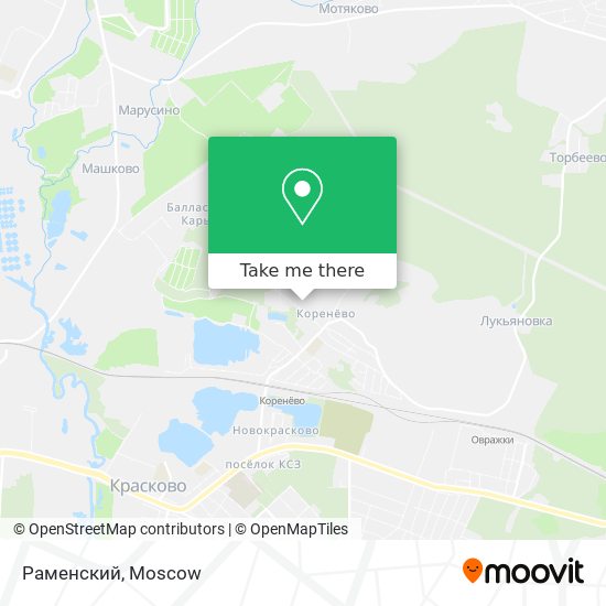 Раменский map
