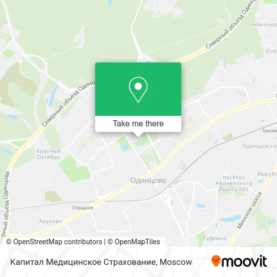 Капитал Медицинское Страхование map