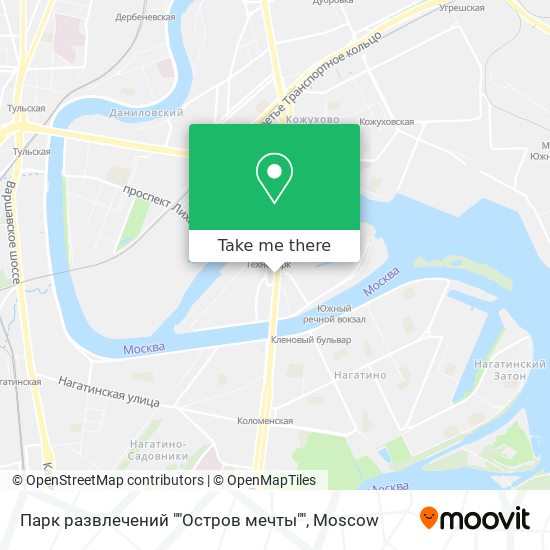 Парк развлечений ""Остров мечты"" map